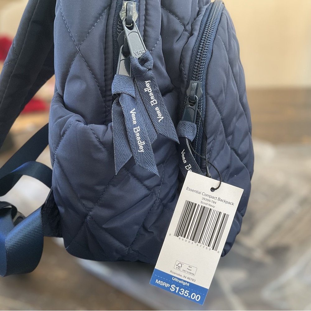 🌸Vera Bradley Ultralight Essential Compact Backpack - Picture 10 of 15